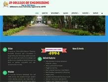 Tablet Screenshot of jpcollege.org